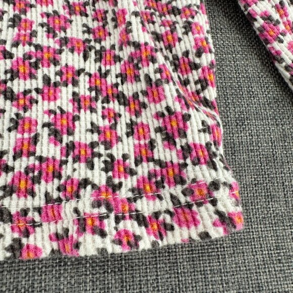 PacCares Comfy Thermal Top Long Sleeve‎ Pre-Owned Small Cotton Pink Ivory - Picture 7 of 14